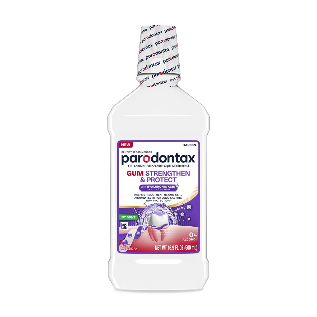 Parodontax Gum Strengthen & Protect Icy Mint Mouthwash - 16.9 fl oz
