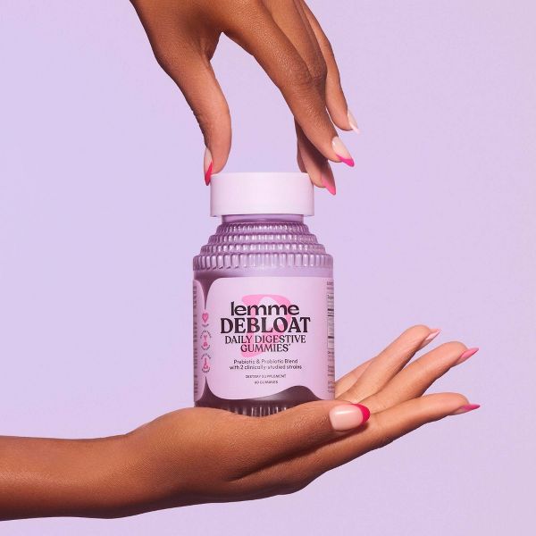 Lemme Debloat Pre + Probiotic Gummies - Bloat Support & Digestion - Blackberry Flavor - 14ct