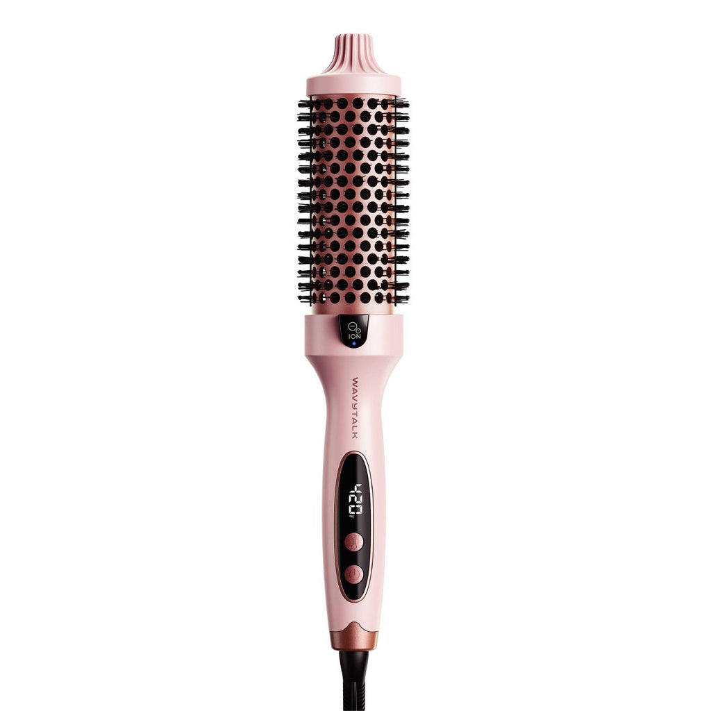 Wavytalk Blowout Boost Ionic Thermal Brush 1.5'' for Blowout Look, Tourmaline Ceramic & Negative Ion Tech to Reduce Damage, Model 206