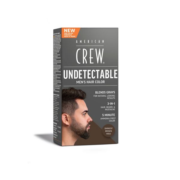 American Crew Undetectable Men's Hair Color - Dark Brown - 2.6 fl oz