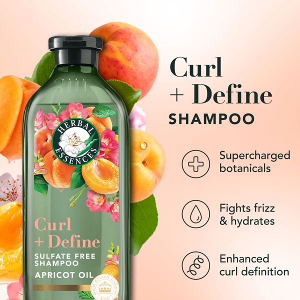 Herbal Essences Apricot Oil Curl Defining Shampoo Sulfate Free - 13.5 fl oz