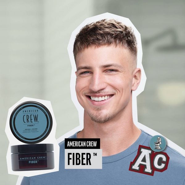 American Crew Men's High Hold and Low Shine Hair Fiber - 3oz