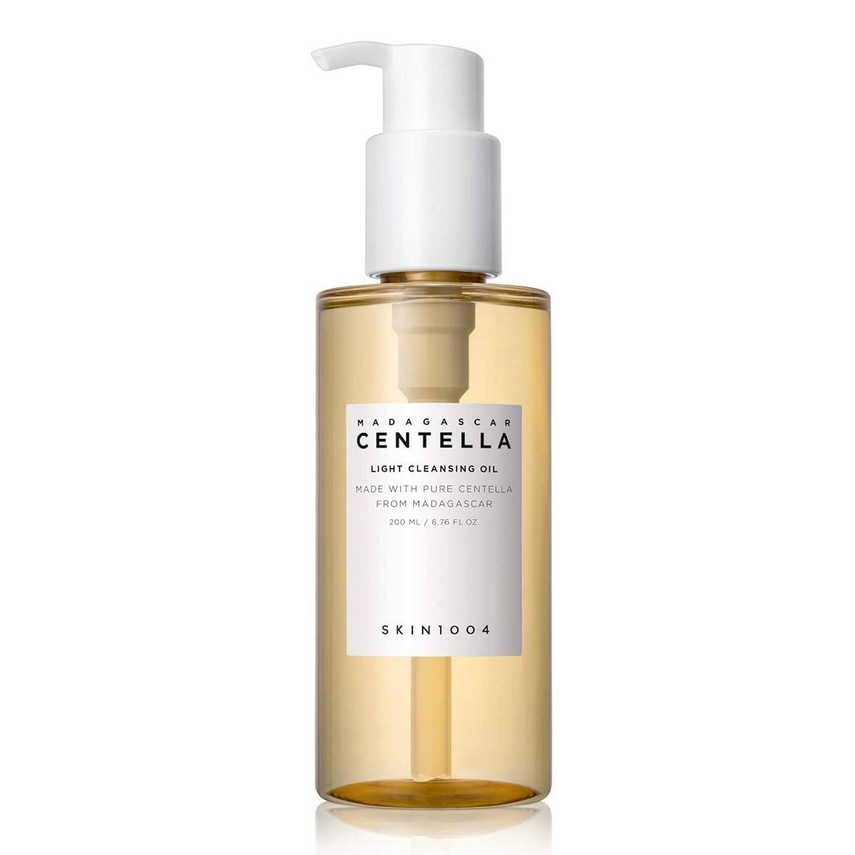 SKIN1004 Madagascar Centella Light Cleansing Oil Korean Skincare Soothing and Gentle Oil Cleanser for Makeup Impurities Removal - 200ml