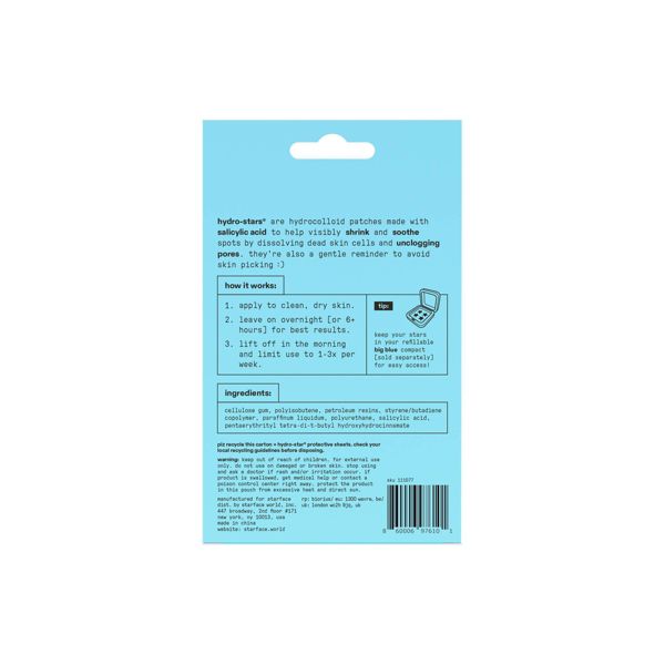 Starface Hydro-Star + Salicylic Acid Patches - 32ct
