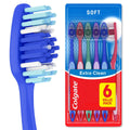 Colgate Extra Clean Manual Toothbrush - Soft - 6ct