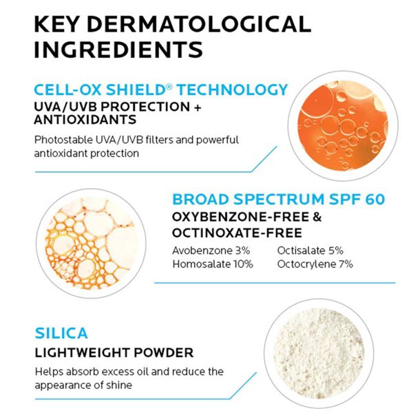 La Roche Posay Anthelios Ultra-Light Fluid Face Sunscreen Lotion Oxybenzone-Free - SPF 60 - Travel Size - 1.7 fl oz​​