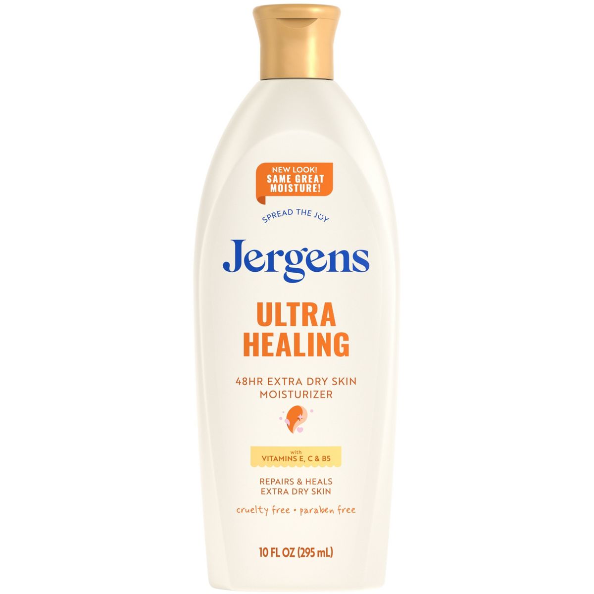 Jergens Ultra Healing Body Lotion Moisturizer for Dry Skin with Vitamins C, E and B5 - 10 fl oz