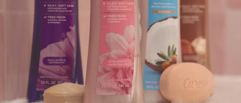 Caress Shea Butter & Brown Sugar Exfoliating Body Wash for Women - 30 fl oz
