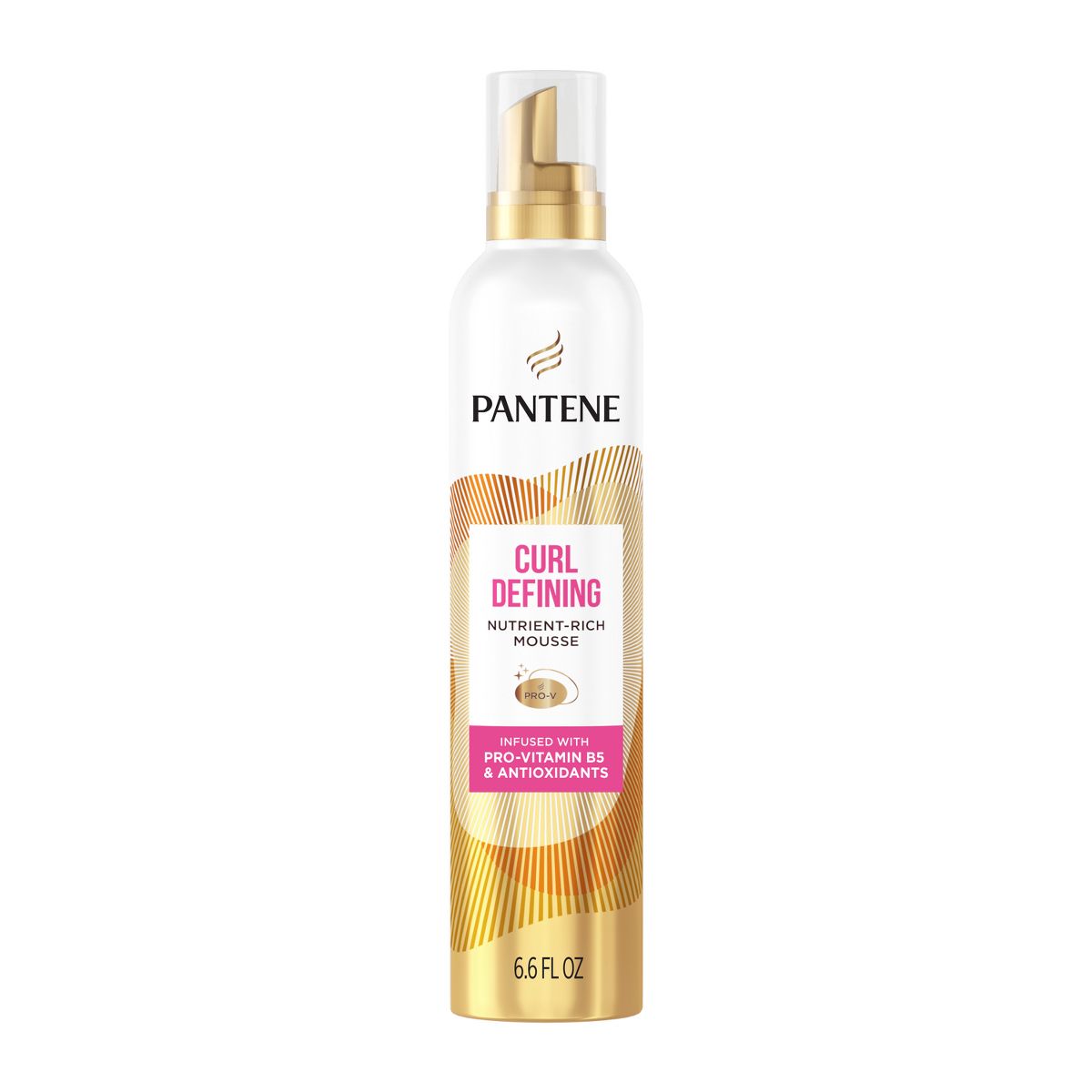 Pantene Pro-V Anti Frizz Hair Mousse for Curly Hair - 6.6oz