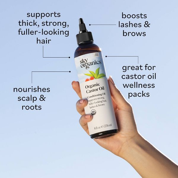 Sky Organics Castor Oil - 8 fl oz