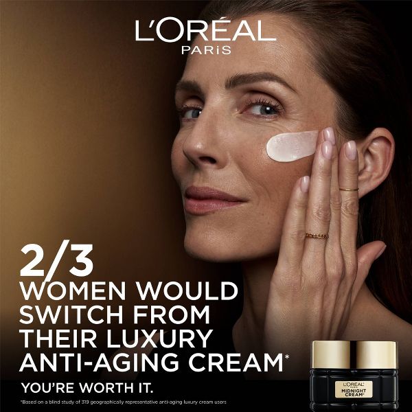 L'Oreal Paris Age Perfect Cell Renewal Midnight Face Cream - Fragrance Free - 1.7oz