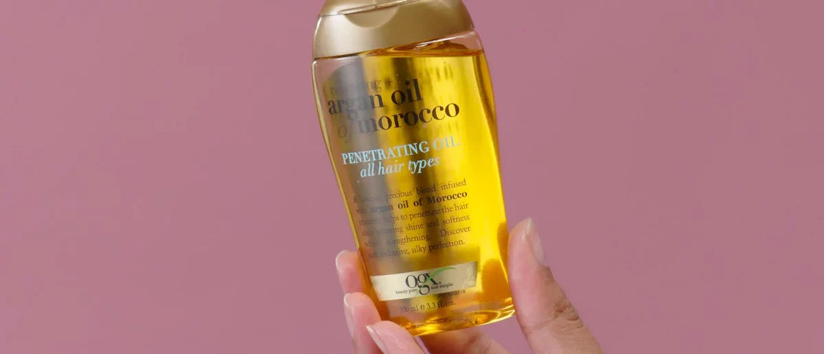 OGX Extra Strength Renewing Moroccan Argan Oil Penetrating Hair Oil Serum- 3.3 fl oz