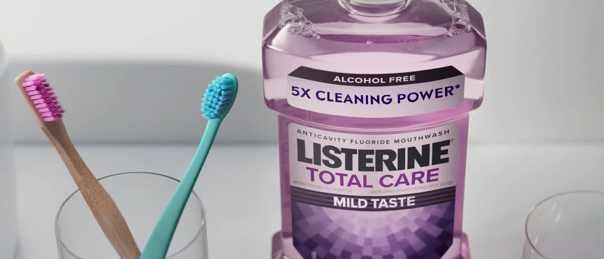 Listerine Antiseptic Intense Mouthwash for Bad Breath - Cool Mint - 1.5L