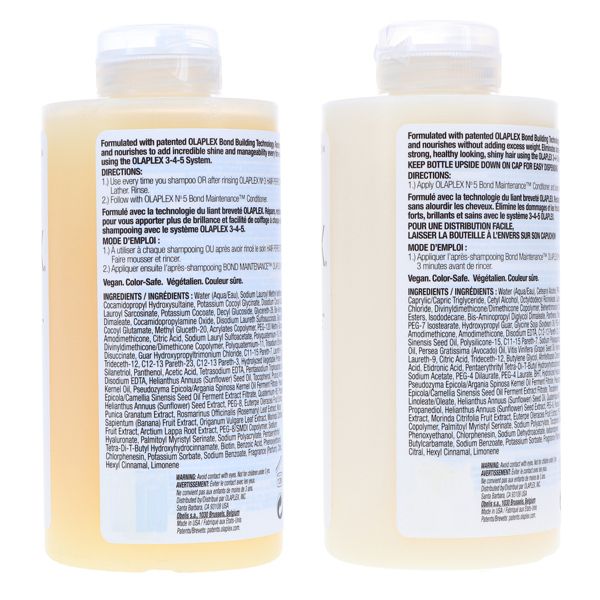 Olaplex No.4 Bond Maintenance Shampoo 8.5 oz & No.5 Conditioner 8.5 oz Combo Pack