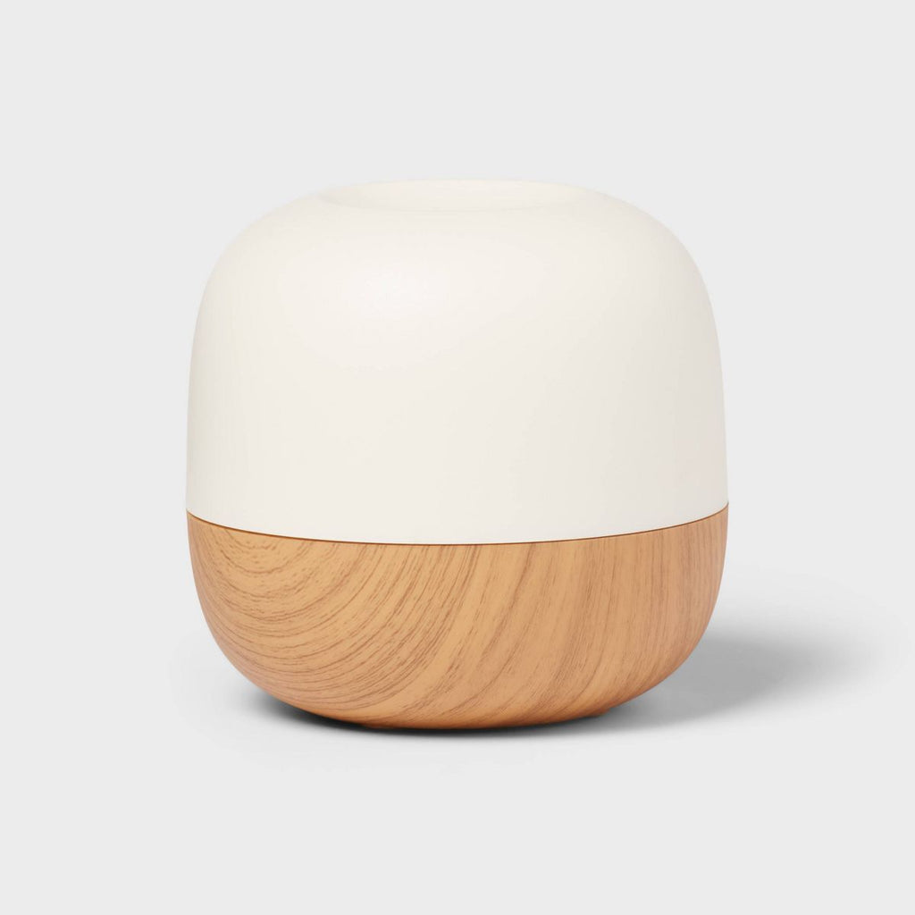 Small Woodgrain Essential Oil Diffuser - Threshold™: Ultrasonic Aroma, 5-Hour Run Time, Auto Shut-Off