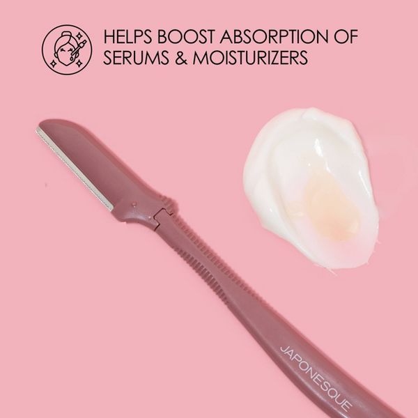 JAPONESQUE Precision Dermaplaner Facial Brush Razors - 3ct