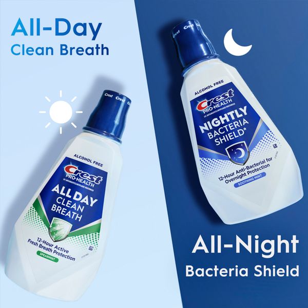 Crest Pro-Health Nightly Bacteria Shield Mouthwash - 1L