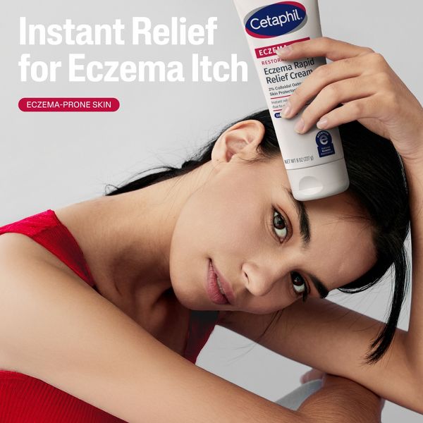 Cetaphil Eczema Restoraderm Flare-Up Relief Cream for Body - Unscented - 8oz