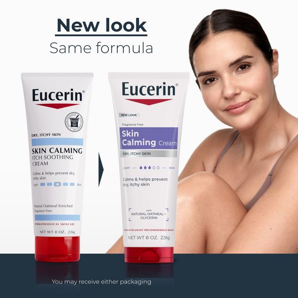 Eucerin Skin Calming Daily Body Cream Unscented - 14oz