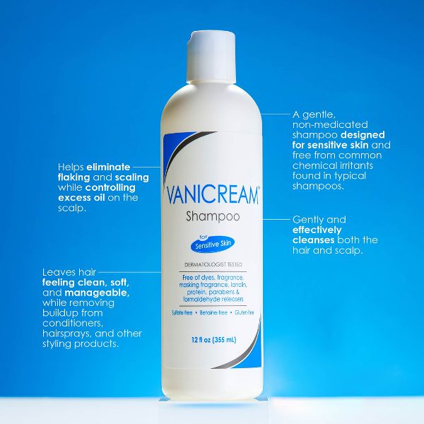 Vanicream Shampoo for Sensitive Skin - Unscented - 12 fl oz