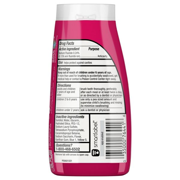 Colgate 2-in-1 Kids' Flouride Toothpaste and Anticavity Mouthwash - Watermelon Burst - 4.6oz