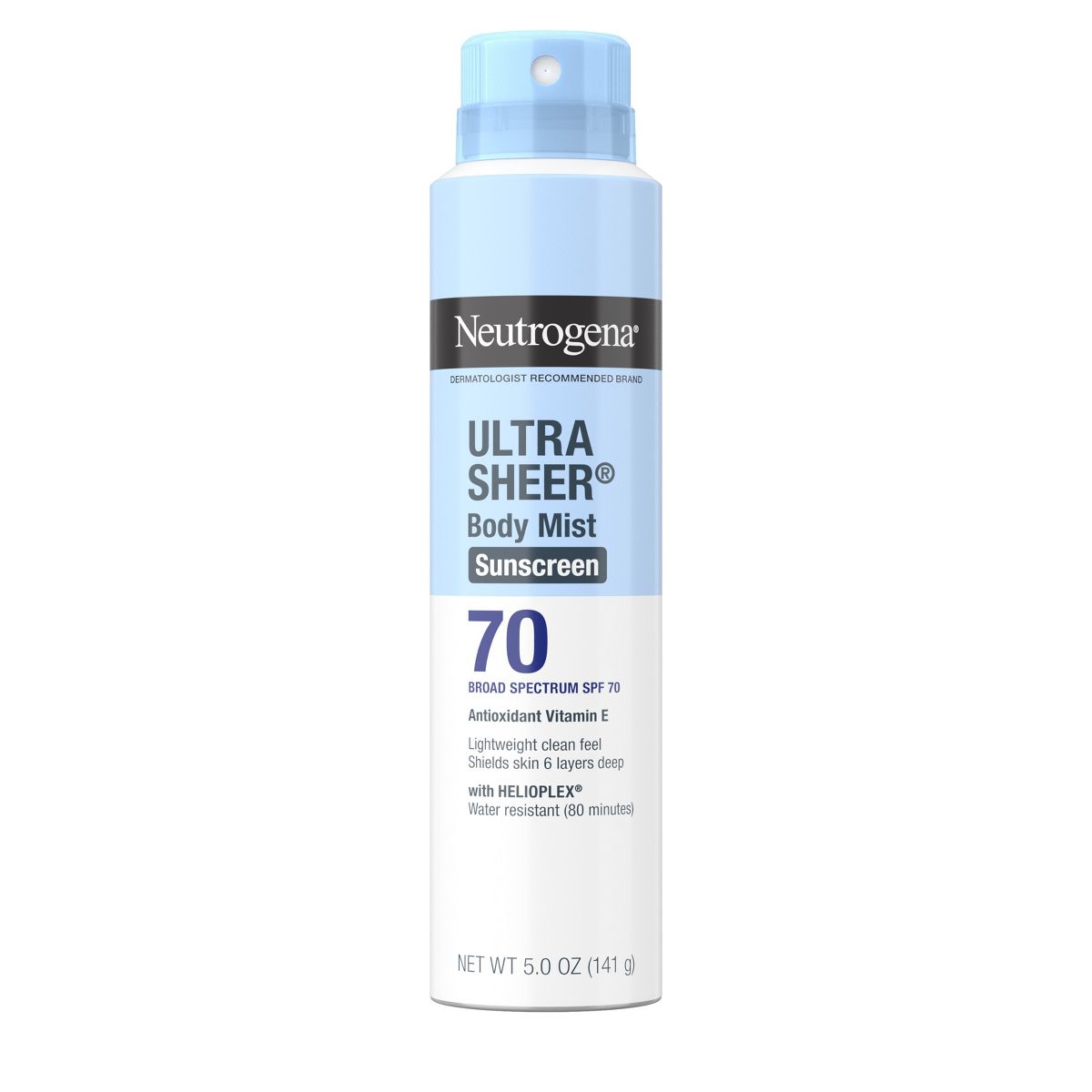 Neutrogena Ultra Sheer Sunscreen Spray, SPF 70, 5oz