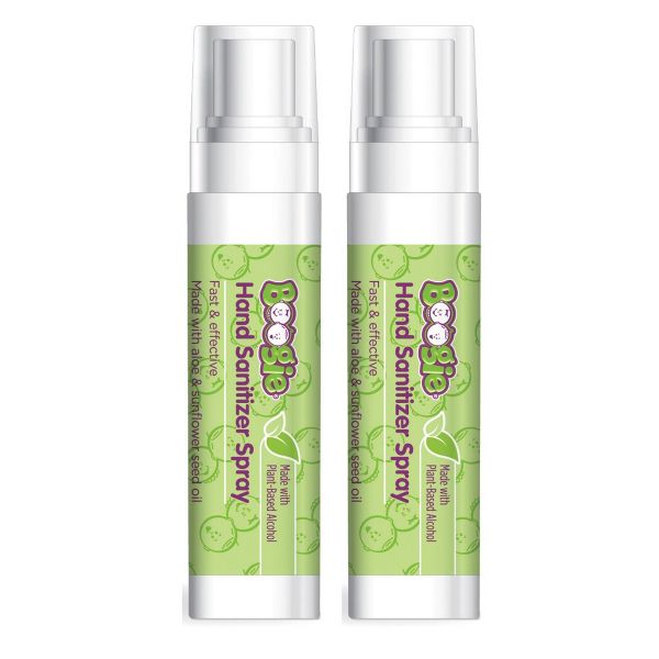 Boogie Wipes Antibacterial Hand Sanitizer Spray for Kids' and Adults - 2ct