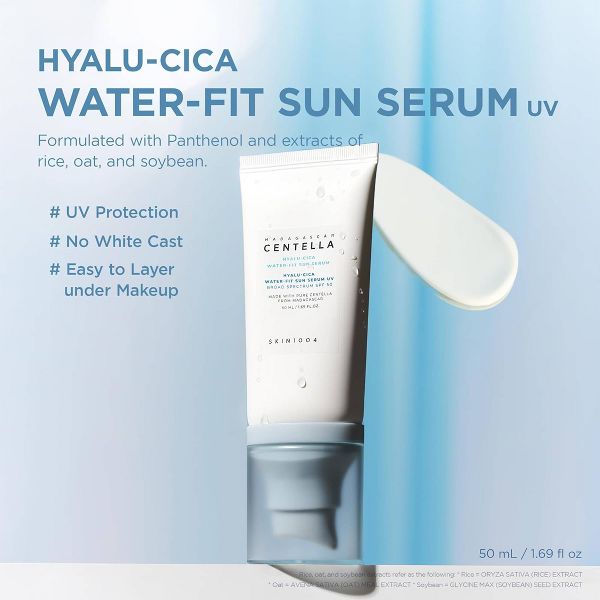 SKIN1004 Hyalu-Cica Water-Fit Sun Protection Face Serum UV - 50ml