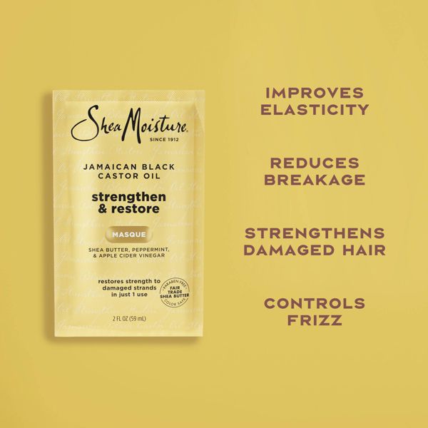 SheaMoisture Jamaican Black Castor Oil Strengthen & Restore Hair Mask - 11.5oz