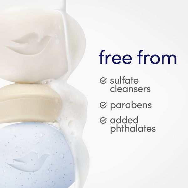 Dove Beauty Gentle Exfoliating Beauty Bar Soap - 4pk - 3.75oz each