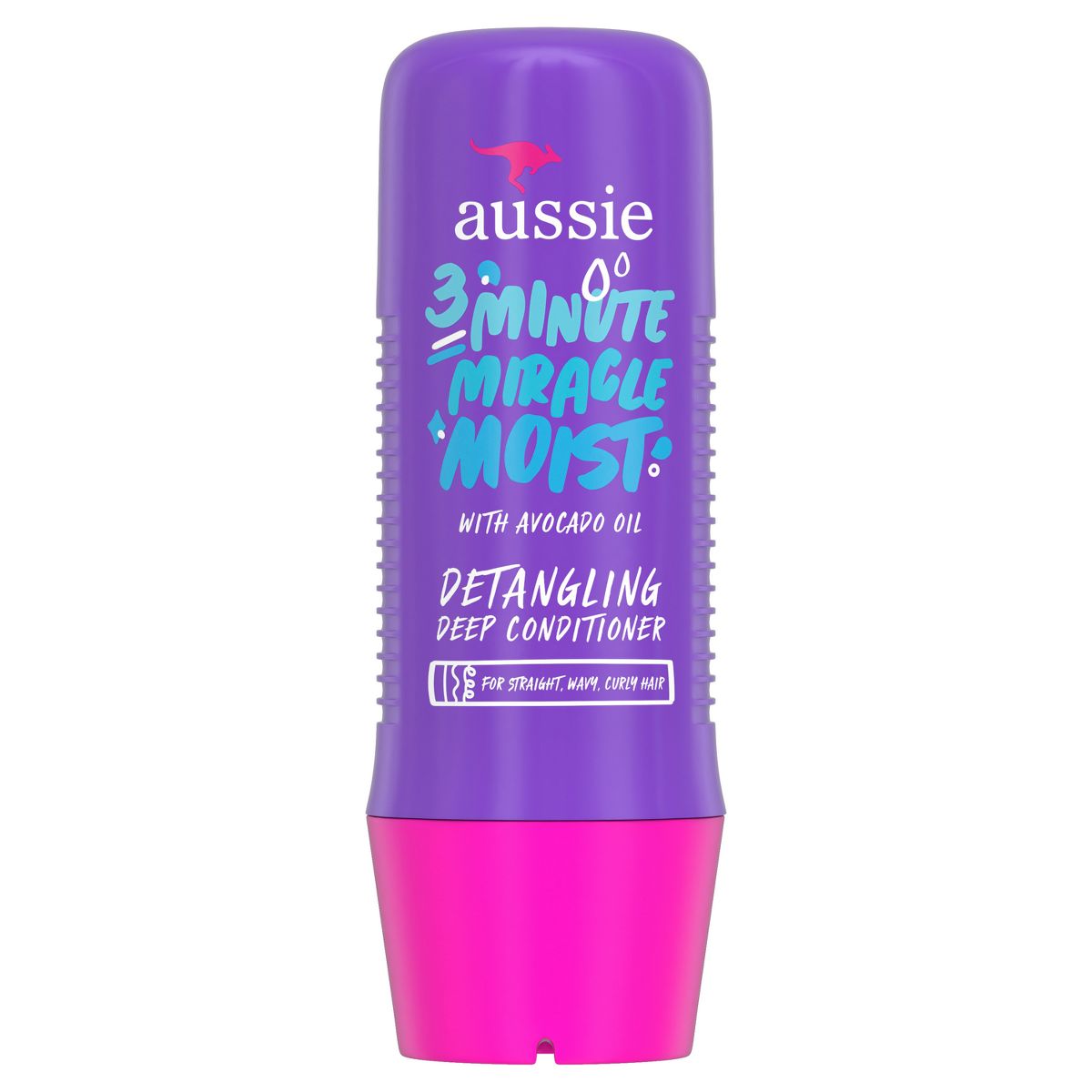 Aussie Paraben-Free Miracle Moist 3 Minute Miracle with Avocado for Dry Hair Repair - 8 fl oz