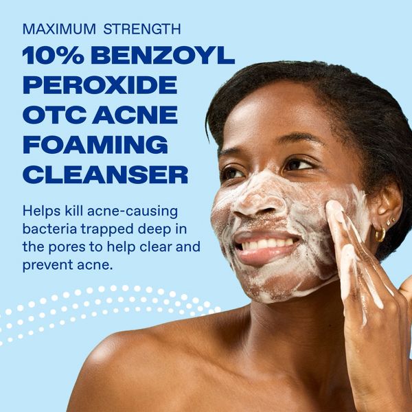 Differin Maximum Strength Foaming Acne Face and Body Wash with 10% Benzoyl Peroxide - 5 fl oz