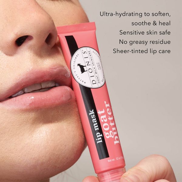 DIONIS GOAT MILK SKINCARE Birthday Cake Goat Butter Lip Mask - 0.33oz