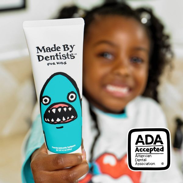 Made by Dentists Kids' Shark Fluoride Anticavity Toothpaste - Watermelon - 4.2oz