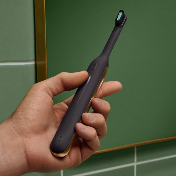 quip EasyClick Replacement Brush Pod Heads for quip Ultra and Ultra Lite Sonic Electric Toothbrushes - Black - 2pk