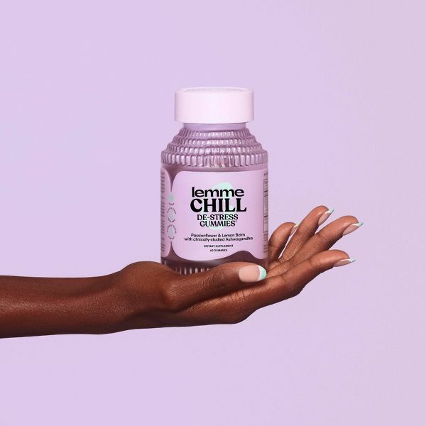 Lemme Chill Ashwagandha Gummies - Stress & Cortisol Support - KSM-66 Ashwagandha - Mixed Fruit Flavored - 60ct
