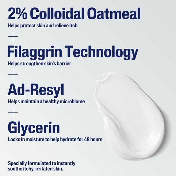 Cetaphil Eczema Restoraderm Flare-Up Relief Cream for Body - Unscented - 8oz