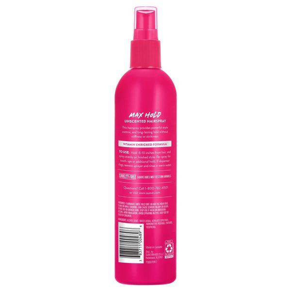 Suave Max Hold Unscented Non Aerosol Hairspray - 11 fl oz