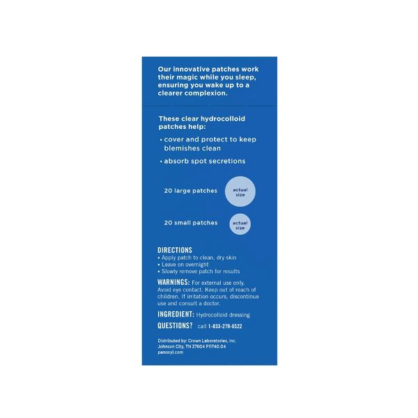 PanOxyl PM Overnight Spot Pimple Patches - 40ct