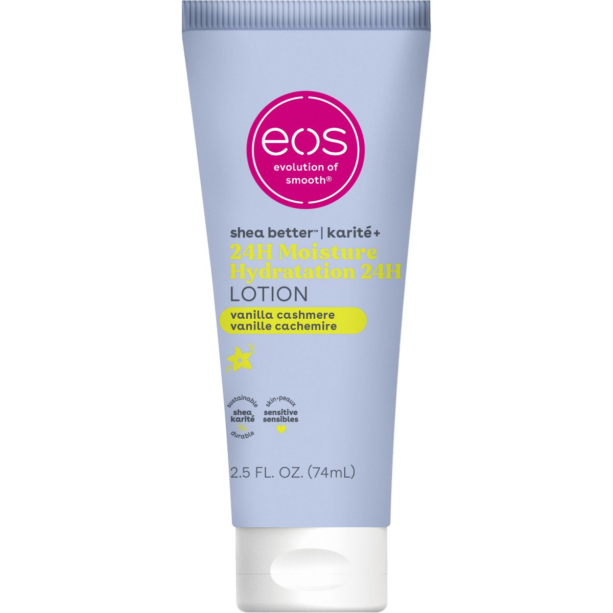 eos Mini Body Lotion - Vanilla Cashmere - Travel Size - 2.5 fl oz
