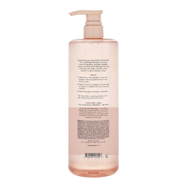 Kristin Ess Deep Clean Clarifying Shampoo for Build Up, Dirt + Oil, Cleanse + Detox Oily Hair - 33.8 fl oz