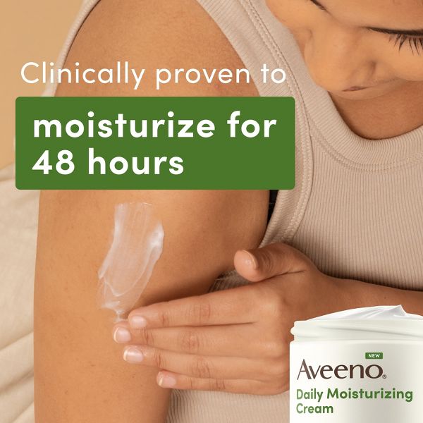Aveeno Daily Moisturizing Cream - Fragrance Free - 15oz