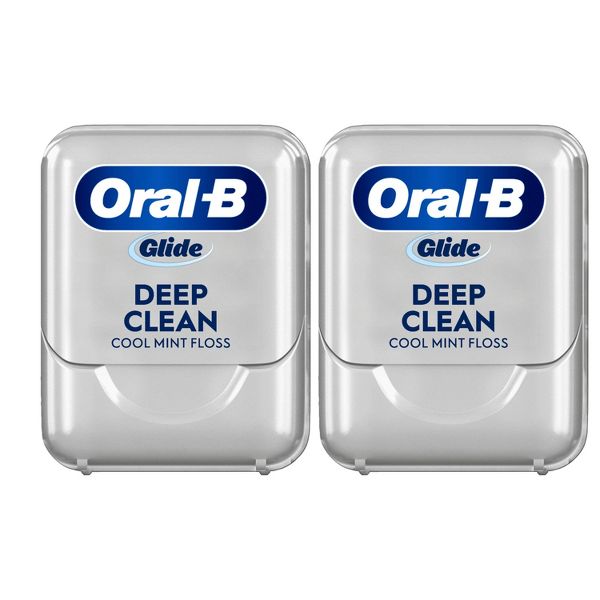 Oral-B Dental Floss Glide Pro-Health Deep Clean - Cool Mint - 2pk