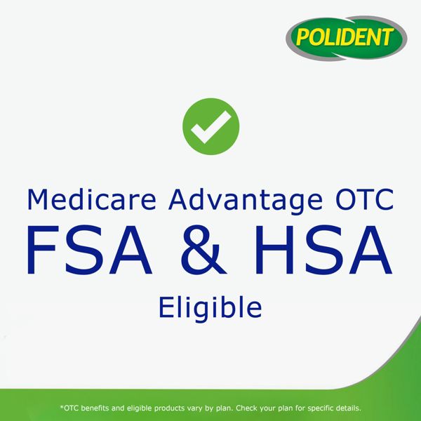 Polident 3 Minute Cleanser Tablets for Dentures, Retainers, Mouthguards - 90ct