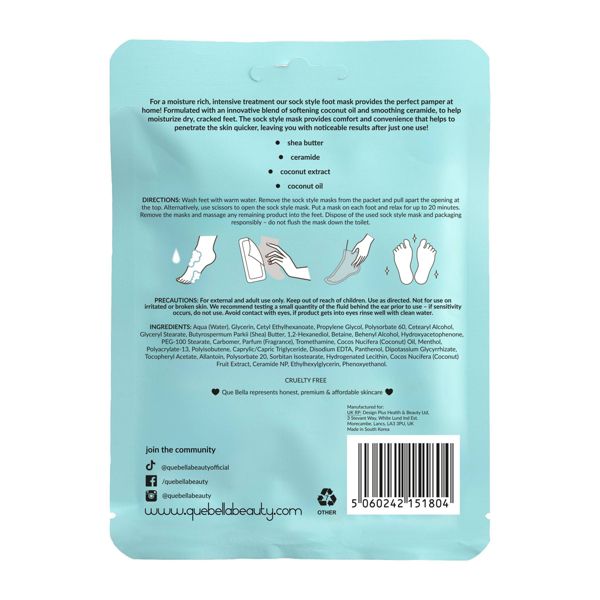 Que Bella Intensive Foot Mask