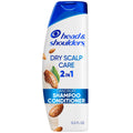 Head & Shoulders 2-in-1 Dandruff Shampoo and Conditioner, Anti-Dandruff Treatment, Dry Scalp Care for Daily Use, Paraben-Free - 12.5 fl oz