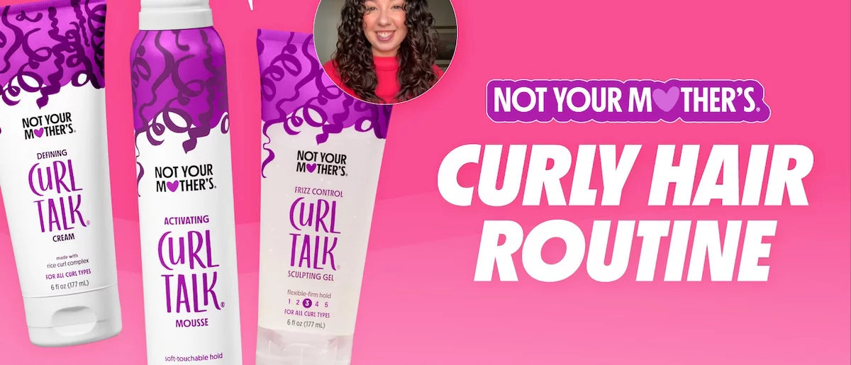 Not Your Mother's Curl Talk Mini Styling Set: Volumizing, Curl Enhancing, For All Hair Types, Multiple Forms