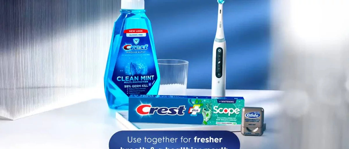 Crest + Scope Complete Whitening Tarter Control Fluoride Toothpaste - Minty Fresh - 5.4oz/3pk