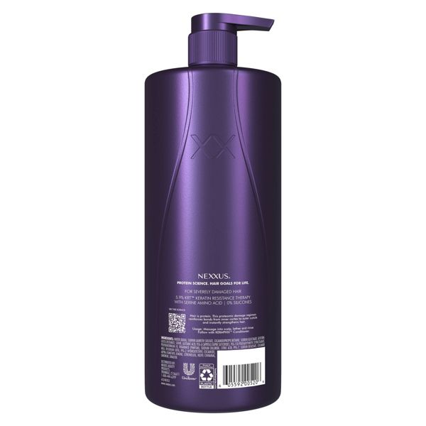 Nexxus Keraphix Shampoo for Damaged Hair with Keratin Protein and Black Rice - Silicone-Free - 33.8 fl oz
