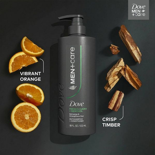 Dove Men+Care 2-in-1 Shampoo & Conditioner - Fresh & Clean - 28oz